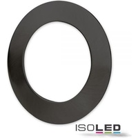 ISOLED Cover Aluminium rund schwarz für Einbaustrahler Sys-90