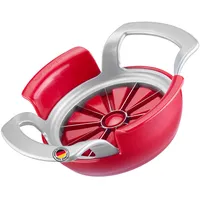 Westmark Apfel- und Birnenteiler mit Schneidteller, Schneider aus Aluminium/Rostfreier