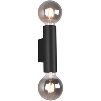 Trio Reality Leuchten Wandleuchte Vannes R20182032, Metall Schwarz Matt,