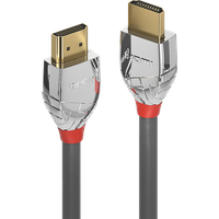 LINDY HDMI Anschlusskabel HDMI-A Stecker, HDMI-A Stecker 1.00m Grau