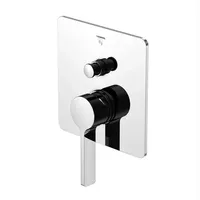 Steinberg 230 Fertigmontageset für Wanne/Brause-Einhebelmischer mit Umstellung - chrom