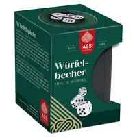 ASS Altenburger Würfelbecher aus Kunststoff inkl. 6 Würfel