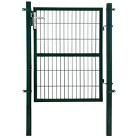 Estexo Gartentor 160 x 160 cm Grün/Metall