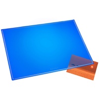 Läufer Schreibunterlage Durella Transluzent Neon blau
