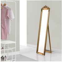 [en.casa] Standspiegel Arezzo 160x40 cm Gold