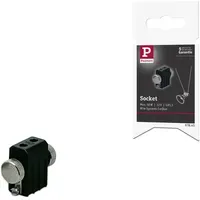 Paulmann Seilsystem Socket Lampenhalter GX5,3 max. 50W 12V Schwarz