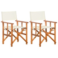 VidaXL Regiestuhl 55 x 56 x 88 cm braun/creme