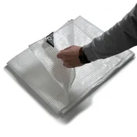 Casa pura Abdeckplane Leno 240 g/m2 Weiß/Transparent