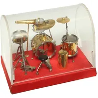 Ambiente Haus Schlagzeug 14cm goldfarben
