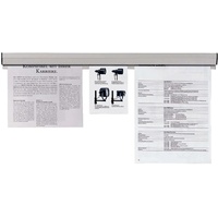 Franken Klemmleiste 88,0 cm grau selbstklebend, Wandmontage