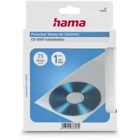 Hama CD/DVD-Schutzhüllen 25, Transparent