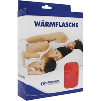 Dr. Junghans Wärmflasche mit Bezug rot
