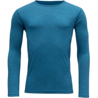 Devold Breeze Merino 150 Shirt Langarmshirt Herren blue melange