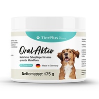 Exvital Zahnpflege Pulver für Hunde, 175g Dose bei Zahnstein,