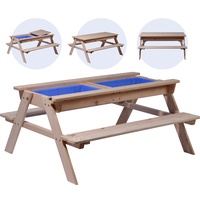 Dobar Kinder Picknick-Tisch inkl. Matschkiste