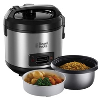 Russell Hobbs Reiskocher 1,2l inkl. Dampfgarer -Einsatz mit Aroma-Klappdeckel