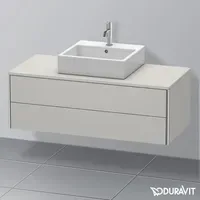 Duravit XSquare 120x54,8cm, bg m, f Kons., 2 La,
