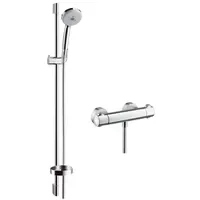 Hansgrohe Croma 100 Multi mit Ecostat Comfort Thermostat chrom