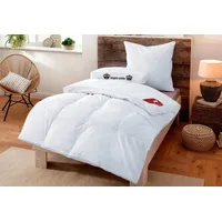 RIBECO »Emily«, extrawarm, Füllung 100% Federn, Bezug 100% Baumwolle,