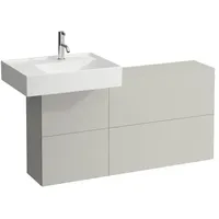 Laufen Kartell Waschtischunterschrank 120x61x27cm 4082910336411, Ausschnitt links, kieselgrau