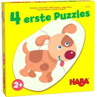 HABA 4 erste Puzzles, Tierkinder (Kinderpuzzle)