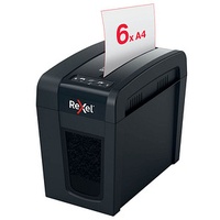 Rexel Secure X6-SL Aktenvernichter mit Partikelschnitt P-4, 4 x
