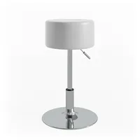 Vicco Hocker Design Kunstleder 33,5 x 67 cm Weiß