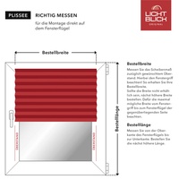 Lichtblick Plissee Klemmfix, ohne Bohren, verspannt, Farbverlauf taupe weiß