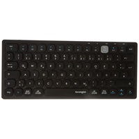 Kensington Multi-Device Dual Wireless Compact Keyboard schwarz, USB/Bluetooth, DE
