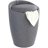 Wenko Badhocker mit Wäschesammler Candy 22448100 grau