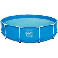 Swing Metal Frame Pool 366 x 91 cm blau