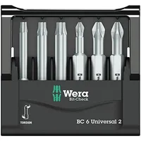 WERA Bit-Check 6 Universal 2 SB Bitset, 6-tlg. 05073638001