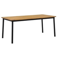 AppleBee Apple Bee Elle Dining Tisch Aluminium/Teak 180x90 cm