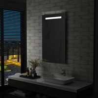 VidaXL Badezimmer-Wandspiegel mit LEDs 60x100 cm