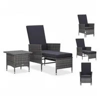 VidaXL Garten-Lounge-Set 2-tlg. grau 310233