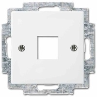 Busch-Jaeger 1fach Abdeckung Modular-Jack-Einsatz Busch-balance SI Alpinweiß 2561-914 (2561-914),