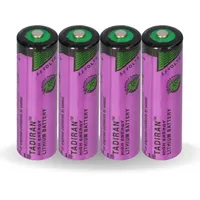 Tadiran Batteries 4x Tadiran Lithium 3,6V Batterie SL 760/S
