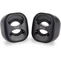 Equip 245330 Mini USB-Lautsprecher, Black [Schwarz]