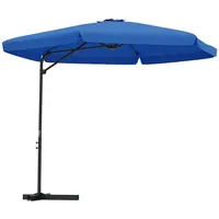 VidaXL Sonnenschirm mit Stahlmast 300 cm Azurblau