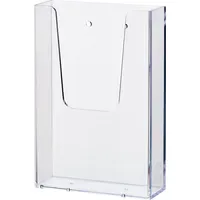 Helit Wandprospekthalter 1/3 A4 1Fach transparent