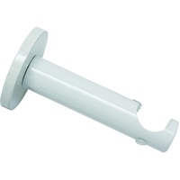 GARDINIA Träger Wandträger offen für Ø 20 mm Weiß