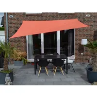 Floracord Vierecksonnensegel, 250 x 300 cm orange