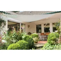 Floracord HDPE Sonnensegel Dreieck 500 cm Grau
