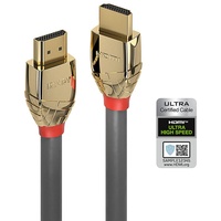 LINDY Anschlusskabel HDMI-A Stecker, HDMI-A Stecker 2.00m Grau 37602