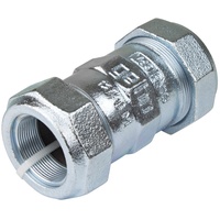 Gebo Temperguss-Klemmverbinder O, beidseitig zum Klemmen 33,7 mm, für