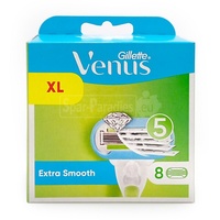 Gillette Venus Extra Smooth Rasierklingen Damen, 8 Ersatzklingen für