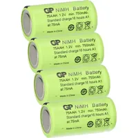 GP75AAH 2/3AA 750 mAh 4 St.