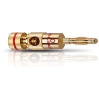 Oehlbach Banana B2 - 4er Set, Audio Stecker, Gold