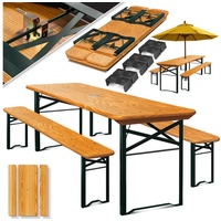 Kesser Outdoor & Indoor Set 3-tlg. natur klappbar
