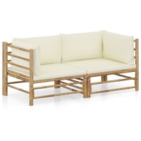 VidaXL Garten-Lounge-Set 2-tlg. natur/cremeweiß 3058201